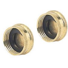 Gilmour-Robert Bosch Tool #05HC2GT Green Thumb 2PK Brass Hose Cap by GILMOUR-ROBERT BOSCH TOOL CO