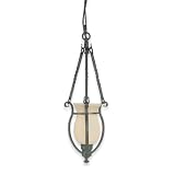 Royce Scarborough Pendant Black with Champagne Scavo Globe # RP556/1-09