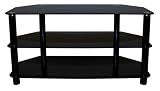 Icon - Glass Stand for LCD & Plasma TV Up to 50 - Black