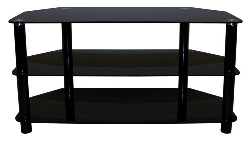 Icon - Glass Stand for LCD & Plasma TV Up to 50" - Black