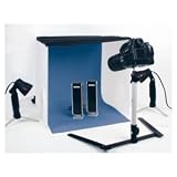 Mini photo studio including Lights, stands, tripod, light tent etc