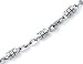 Stainless Steel Mens Bullet Design Necklace - 22 Inch