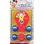 Caillou Plastic Paddle Ball Sets - 4 Per Pack