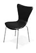 Terra Black Leather Chair