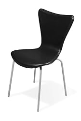 Terra Black Leather Chair