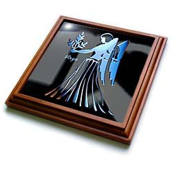 Virgo Zodiac Sign - 8x8 Trivet With 6x6 Ceramic Tile