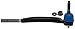 ACDelco Professional 45A0887 Passenger Side Outer Steering Tie Rod End , Black
