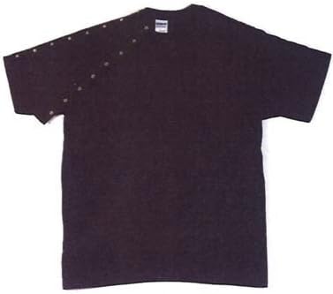 Orthopedic Post Surgery T-Shirt - Style 1 - Left Side (Large, Navy)