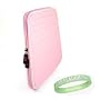 Dell Inspiron Mini 12 Pink Slim Padded Netbook Carrying Sleeve + Vangoddy TM, Live*Laugh*Love wrist band!!! (Laptop Not Included)