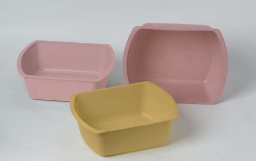 Washbasin, Rectangular, Gold, 6 Qt