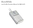 Macally ACCUGLIDE Low Profile Precision Mouse for Mac and PC