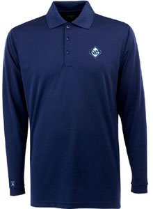 Tampa Bay Rays Long Sleeve Polo Shirt (Team Color) - XX-Large