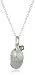 Lotus Jewelry Studio Faith Word Tag  Aqua Chalcedony Pendant Necklace