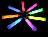 24 Mixed Colour 4 inch Glow Stick Pendants