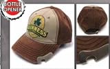Mens Bioworld Guinness Embroidered Adjustable Hat w/ Bottle Opener Bill