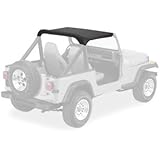 Bestop 52509-15 Strapless Bikini Black Denim Top for 86-91 Wrangler