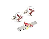 St. Louis Cardinals Cufflinks and Tie Bar Gift Set