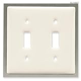 Liberty Hardware Double Switch Wall Plate