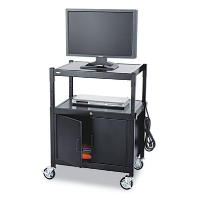 Safco 8943BL Mobile AV 42h Black