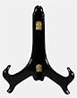 8" black plate stand, easel - set of 4
