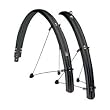 SKS P50 Chromoplastic Bicycle Fender Set (700c x 38-45 Tires, Black)
