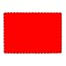 Color Bulk Paper Placemats for Parties and Christmas Table Decorations, Scalloped Edges Table Mats 10â€x14â€ Inches, Red50ct