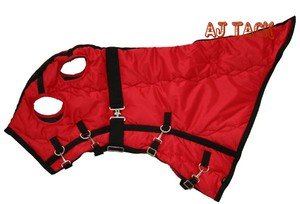 Winter Horse Blanket Hood 420D Red