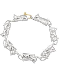Cat Bracelet Sterling Silver 07.25 Inches 85126