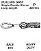 Leviton L8577 Bale Eye Closed Mesh Single/Double Weave Heavy Duty Pulling Wire Mesh Grip 3.00, 3.49 Cable Diameter Range, Long Length