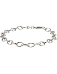 Genuine Volder Tirol TM Sterling Silver Bracelet. Silver Oval Link 6.0 mm in Width and 7.5 inches in Length - 7 grams. 100% Satisfaction Guaranteed.