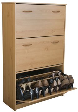 Spartak 4240Oak Triple Shoe Cabinet