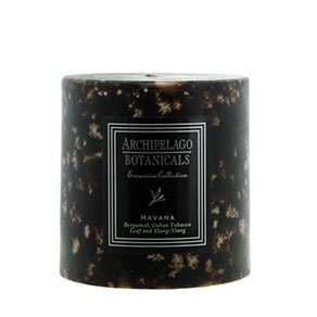 Archipelago Botanicals 3.5 x 3.5 Pillar Candle: Havana