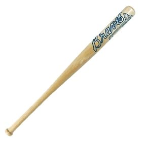 ATLANTA BRAVES LOGO 18 MINI WOOD BASEBALL BAT ATLANTA BRAVES LOGO 18