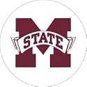 Mississippi State University Tire Cover - White Size J
