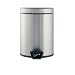 Brabantia 369544 5-Liter Fingerprint Proof Pedal Bin, Brushed Stainless