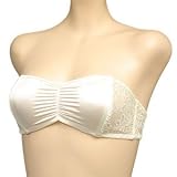 Venus 2 pack $98 Ivory SATIN Strapless Bra #9851 sz 34A