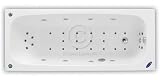 Pegasus Adonis Whirlpool Bath, 1700x700, 35 Chrome Jets