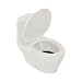 White Universal Toilet Stereo Speaker w USB & 3.5mm Cords
