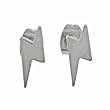 Surqical Steel Lightning Bolt Earrings