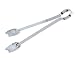 Kitchen & Housewares : Kitchen Craft Chrome Food Tongs 23.5cm