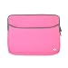 15.4 Neoprene Laptop Notebook Sleeve Carying Case w/ Accessory Pocket (15, ExtraPocket Pink)