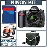Nikon D80 Digital SLR Camera with 18 - 55mm f/3.5-5.6G VR (Vibration Reduction) Zoom-Nikkor Lens, USA Warranty with Slinger Camera System Bag, Nikon Understanding Digital Photography DVD, SanDisk 1 GB Ultra II SD+ USB Secure Digital Memory Card with Built-in Pop-up USB 2.0 Connector