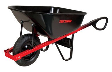 Ames True Temper C6TC14 6-Cubic Foot Total Control Handle Steel Tray Wheelbarrow