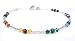 Chakra Jewelry: Chakra Balancing Beaded Anklet - Sterling Silver Gemstone Ankle Bracelets