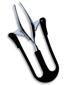HealthPersonalCare: Solo Black Automatic Slant Tip Eyebrow Tweezers