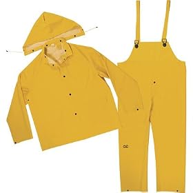 CLC Rain Suit - 3-Pc., Large, Model# R101L by Custom Leathercraft