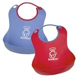 BabyBj�rn Soft Bib 2 Pack - Red/Blue