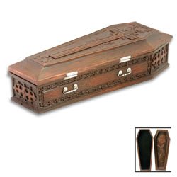 Vampire Coffin Box - Collectible Figurine Statue Sculpture Figure