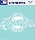 Milwaukee Brewers 8x8 Die-Cut Decal