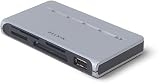 Electronics : Belkin Hi-Speed USB 2.0 3-port hub & 15-in-1 Media Reader/Writer - Card reader ( CF I, CF II, Memory Stick, MS PRO, Microdrive, MMC, SD, SM, MS Duo, xD, MS PRO Duo, miniSD, RS-MMC ) - Hi-Speed USB